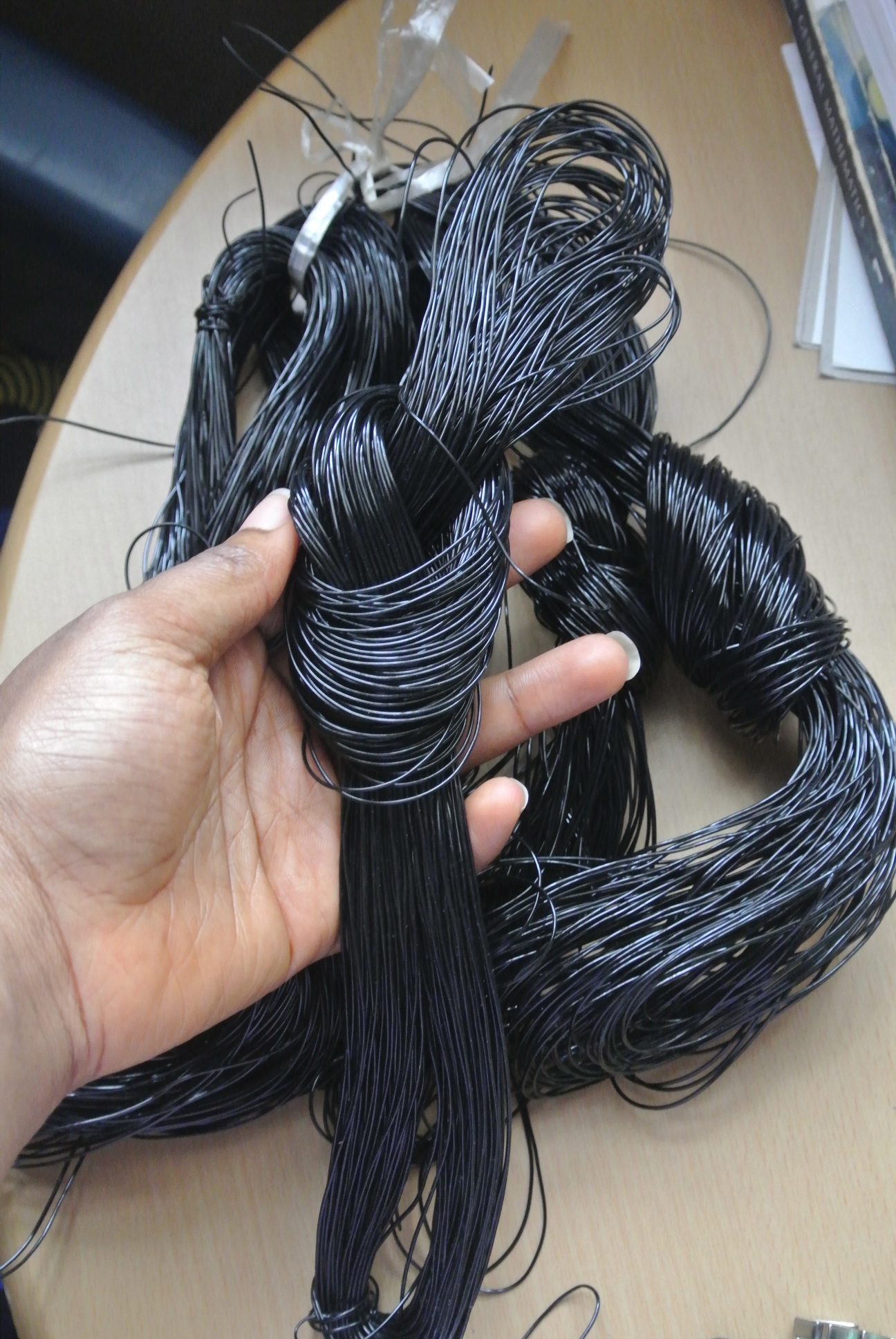 African Threading Rubber Thread For Stretching Out Natural Hair