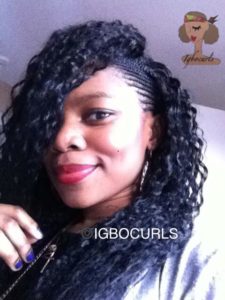 The 'touch and leave' hairstyle