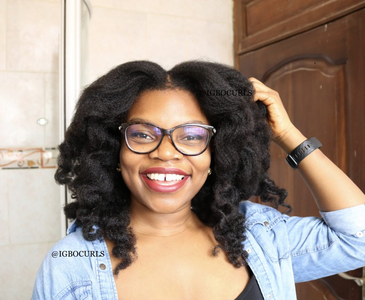4c hair curly and soft igbocurls.com Igbocurls Chinwe Juiet