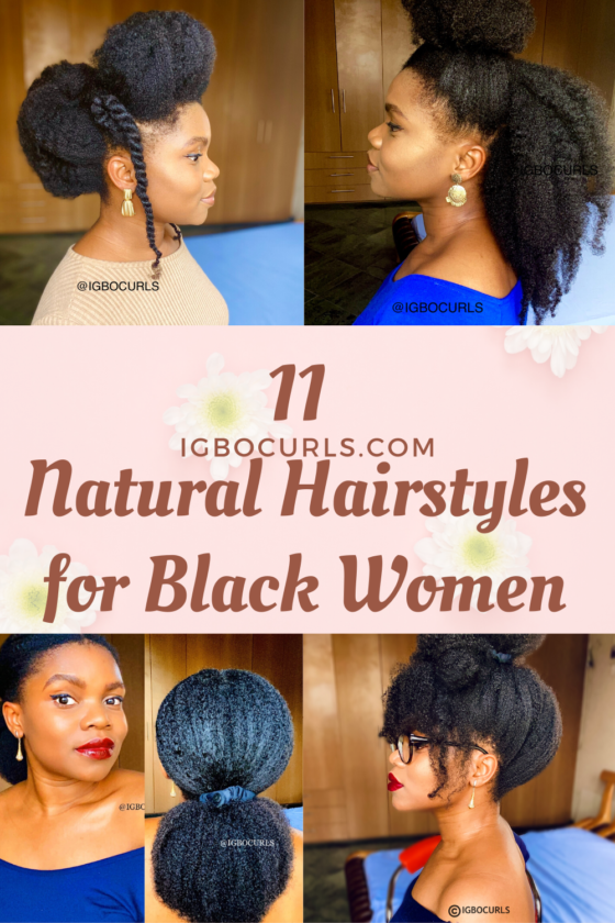 Natural Hairstyles ~Stay At Home & Style With Me - Igbocurls