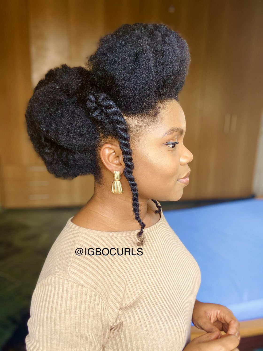 Natural Hairstyles ~Stay At Home & Style With Me - Igbocurls