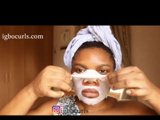 bentonite clay mask Igbocurls Chinwe Juliet