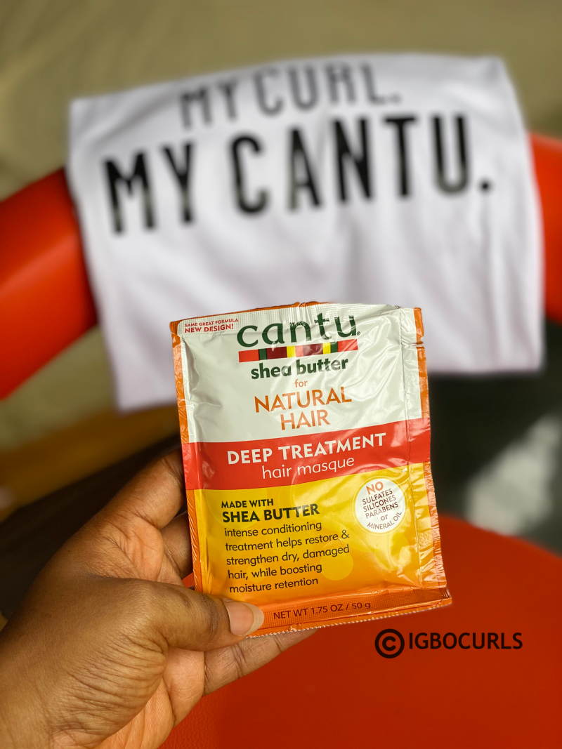 natural hair washday with cantu