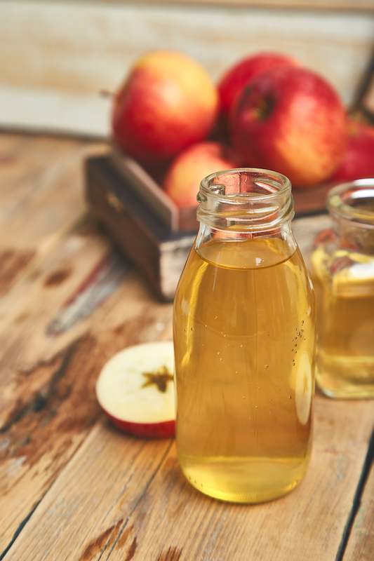 apple cider vinegar rinse